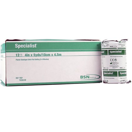 Specialist - Plaster Bandage 4 Inch X 15 Foot Plaster of Paris White - 7367