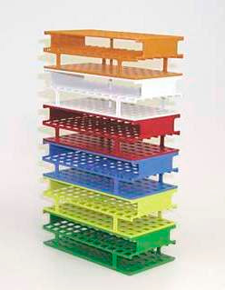Fisher Scientific Nalgene Unwire Test Tube Rack 72 Place 13 mm Blue 20 X 10.2 cm - 1480941