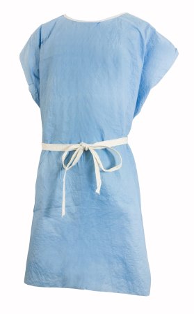 McKesson McKesson Patient Exam Gown 3X-Large Adult NonSterile Blue - 18-918158