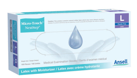 Ansell Micro-Touch NextStep Exam Glove X-Large NonSterile Latex Standard Cuff Length Fully Textured Green Not Chemo Approved - 3204