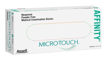 Ansell Micro-Touch Affinity Exam Glove X-Small NonSterile Polyisoprene Standard Cuff Length Textured Fingertips Green Chemo Tested - 3770