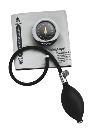 Welch Allyn DuraShock Aneroid Sphygmomanometer Pocket Style Hand Held 2-Tube Adult Size Thigh - DS45-12CB