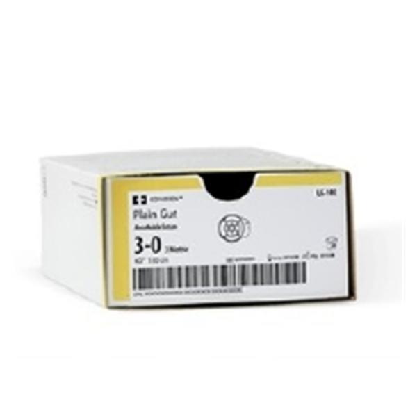 Medtronic MITG-Covidien Suture 5-0 Plain Gut Ss-14 Surgigut Undyed 12" Double Arm Monofilament 12/Pk - G1775K