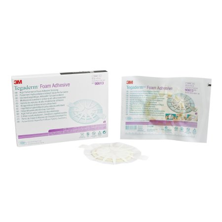 3M Tegaderm High Performance - Foam Dressing 5-5/8 X 6-1/8 Inch Oval Adhesive with Border Sterile - 90613
