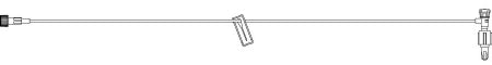 Lifeshield - Extension Set LifeShield 5 Inch Tubing 1 Port 0.3 mL Priming Volume 0.054 ID Tubing - 1140228