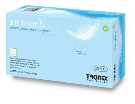Tronex Healthcare Industries 9010 Series Exam Glove Small NonSterile Nitrile Standard Cuff Length Fully Textured Blue Chemo Tested - 9010-10