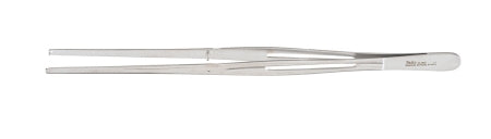 Miltex Miltex Tissue Forceps Kelly 9 Inch OR Grade Stainless Steel (German) NonSterile NonLocking Thumb Handle Straight 2 X 3 Teeth, Serrated Tip - 6-202