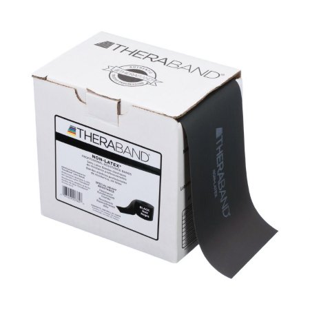TheraBand - Exercise Resistance Band Black 6 Inch X 25 Yard X-Heavy Resistance - 20364