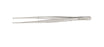 Miltex Miltex Tissue Forceps Semken 6 Inch OR Grade Stainless Steel (German) NonSterile NonLocking Thumb Handle Straight Serrated Tips w/1 X 2 Teeth - 6-109A