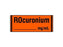 Shamrock - Drug Label Anesthesia Label Rocuronium_mg/mL Fluorescent Red 1/2 X 1 Inch - SA-2214