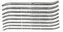 Miltex Uterine Dilator Pratt 11-1/2 Inch Stainless Steel NonSterile Reusable - 30-560-1315