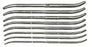 Integra Lifesciences - Uterine Dilator Pratt 11-1/2 Inch Length Stainless Steel NonSterile Reusable - 30-560-2931