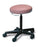 Hausmann Industries Exam Stool Backless Pneumatic Height Adjustment 5 Casters Burgundy - 2113-700