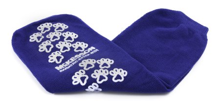 McKesson McKesson Terries Slipper Socks Bariatric, Extra Wide Royal Blue Above the Ankle - 40-1099