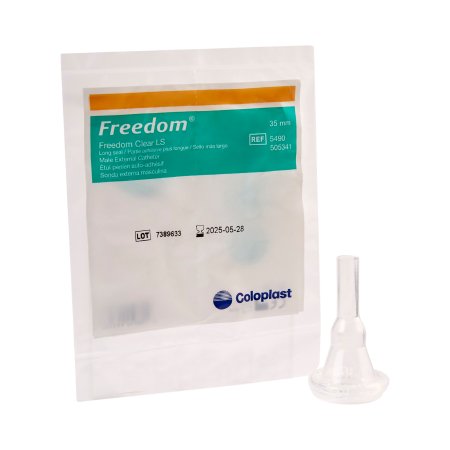 Freedom Clear LS - Male External Catheter Self-Adhesive Seal Silicone Large - 5490