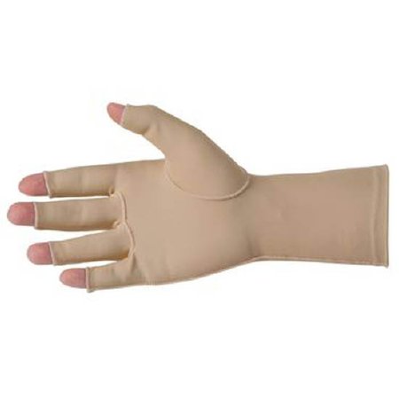 Edema Gloves 2 - Compression Gloves Open Finger Small Over-the-Wrist Length Left Hand Lycra / Spandex - A571203