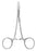 MeisterHand - Hemostatic Forceps Halsted-Mosquito 5 Inch Length Surgical Grade German Stainless Steel NonSterile Ratchet Lock Finger Ring Handle Straight Serrated Tips - MH7-2