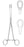 Miltex MeisterHand Sponge Forceps Foerster 9-1/2 Inch Surgical Grade Stainless Steel (German) NonSterile Ratchet Lock Finger Ring Handle Straight Serrated Fenestrated Oval Tips - H7-600