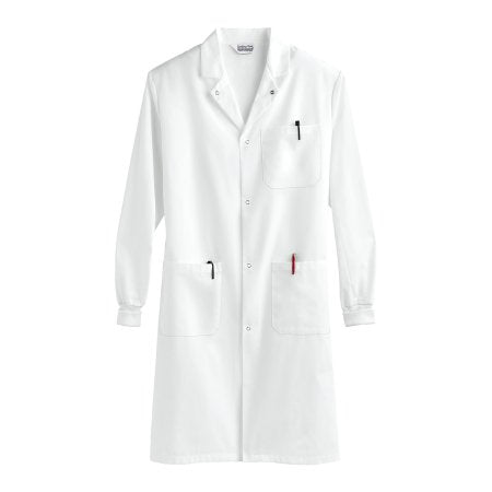 Fashion Seal Uniforms - Lab Coat White Medium Knee Length Reusable - 439-M