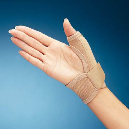 Patterson Medical Supply Thumb Support Thumb Spica Elastic Left Hand Tan Medium - 78810202