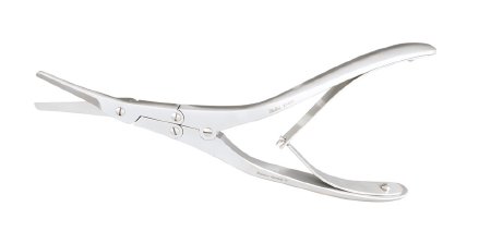 Miltex - Septal Scissors Caplan 8 Inch Length OR Grade German Stainless Steel NonSterile Plier Handle with Spring Angled Blade Blunt Tip / Blunt Tip - 21-622
