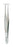 Miltex - Tissue Forceps Green 4 Inch Length OR Grade German Stainless Steel NonSterile NonLocking Thumb Handle Straight T-Shape Tips with 19 X 20 Teeth - 18-896