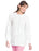 Landau Uniforms - Warm-Up Jacket White Large Hip Length Reusable - 7533WWP