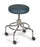 Hausmann Industries Exam Stool Backless Spin Lift Height Adjustment 4 Casters, 2 Inch Diameter Slate Blue - 2116-706
