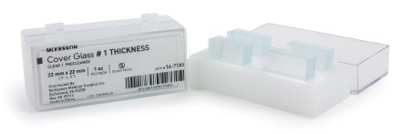 McKesson McKesson Cover Glass Square #1 Thickness 22 X 22 mm - 16-7135