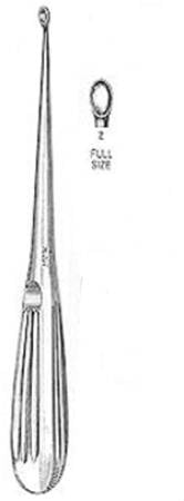 Miltex Miltex Spinal Fusion Curette Hibbs-Spratt 9 Inch Length Single-ended Handle Size 2 Tip Oval Cup Tip - 26-1632