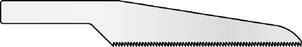 MicroAire Surgical Instruments General Purpose Blade Reciprocating Saw Blade 9.4 X 39.1 X 0.6 mm Stainless Steel Sterile - ZR-021