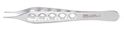 Miltex Miltex Tissue Forceps Adson 4-3/4 Inch OR Grade Stainless Steel (German) NonSterile NonLocking Thumb Handle Straight Serrated Tips w/1 X 2 Teeth - 6-123XL