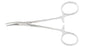 Miltex - Hemostatic Forceps Halsted-Mosquito 5 Inch Length OR Grade German Stainless Steel NonSterile Ratchet Lock Finger Ring Handle Curved Serrated Tips with 1 X 2 Teeth - 7-16