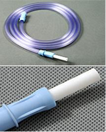 Amsino International AMSure Suction Connector Tubing 10 Foot Length 1/4 Inch ID Sterile Tube-to-Tube Connector Clear NonConductive PVC - AS826