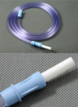Amsino International AMSure Suction Connector Tubing 12 Foot Length 1/4 Inch ID Sterile Tube-to-Tube Connector Clear NonConductive PVC - AS827