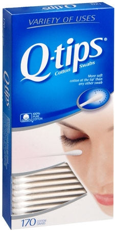 Unilever Q-Tip Swabstick Cotton Tip Cotton Shaft 3 Inch NonSterile 170 per Pack - 521507000