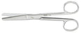 Miltex Miltex Carb-N-Sert Operating Scissors 5-1/2 Inch Length OR Grade Stainless Steel (German) NonSterile Finger Ring Handle Straight Blade Blunt/Blunt - 5-26TC