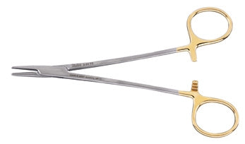 Integra Lifesciences - Needle Holder 9 Inch Length Serrated Jaws Finger Ring Handle - 8-53TC