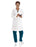 Landau Uniforms Lab Coat White Size 12 Long Sleeves Mid Length - 3155WWY