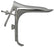 BR Surgical - Vaginal Speculum Graves NonSterile Surgical Grade German Stainless Steel Medium Right Side Open Reusable Without Light Source Capability - BR70-11022