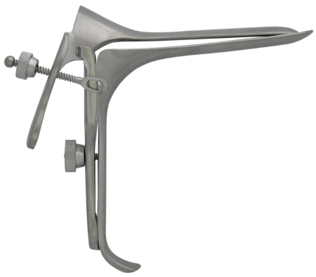 BR Surgical BR Surgical Vaginal Speculum Pederson NonSterile Surgical Grade German Stainless Steel Small Double Blade Duckbill Reusable Without Light Source Capability - BR70-12001