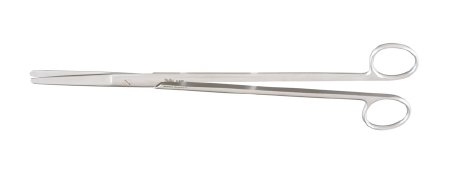Miltex - Operating Scissors Harrington 11-1/2 Inch Length OR Grade German Stainless Steel NonSterile Finger Ring Handle Straight Blade Blunt Tip / Blunt Tip - 5-200