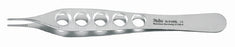 Miltex - Dressing Forceps Adson 4-3/4 Inch Length OR Grade German Stainless Steel NonSterile NonLocking Fenestrated Thumb Handle Straight Delicate Tips - 6-118XL