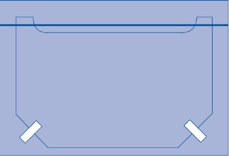 Proxima - EENT Drape Head Drape 27 W X 40 L Inch Sterile - Medline - DYNJP7009