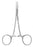 Miltex MeisterHand Hemostatic Forceps Halsted-Mosquito 5 Inch Surgical Grade Stainless Steel (German) NonSterile Ratchet Lock Finger Ring Handle Curved Serrated Tips - H7-4