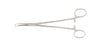 Miltex - Thoracic Forceps Gemini-Mixter 8 Inch Length OR Grade German Stainless Steel NonSterile Ratchet Lock Finger Ring Handle Full Curved Delicate Serrated Tips - 7-257