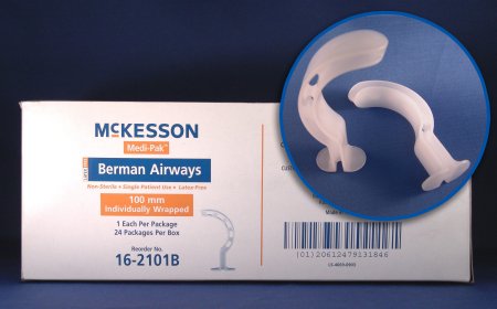 McKesson - Oropharyngeal Airway Berman 80 mm Length - 16-281B