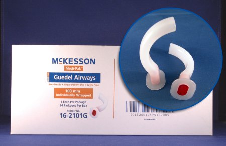 McKesson McKesson Oropharyngeal Airway Guedel 100 mm Length Red - 16-2101G