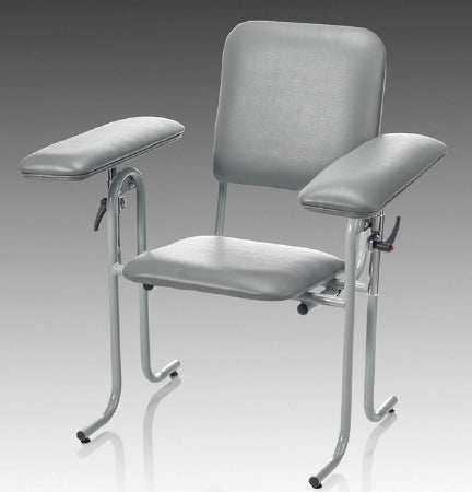 McKesson McKesson Blood Drawing Chair Double Fixed Armrests Gray - 63-20PSF