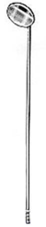 Miltex - Laryngeal Mirror Size 00 / 12 mm Stainless Steel Without Handle - 23-30-00
